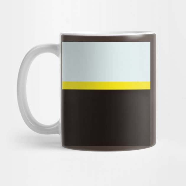 black yellow and blue minimalist abstract design by pauloneill-art